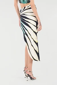 Ray Of Sea Print Sarong