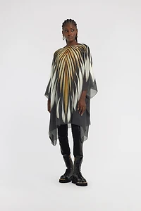 Ray of Gold print Kaftan