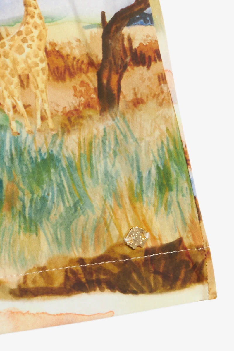 Shorts With Safari Print