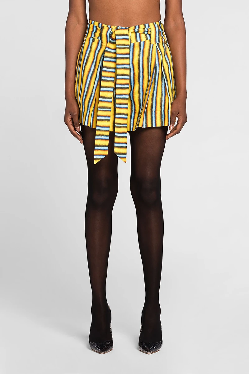Baidera Print Linen Shorts