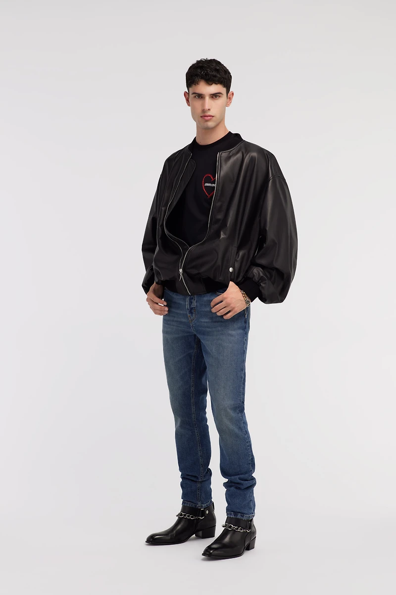 Straight leg jeans