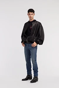 Straight leg jeans