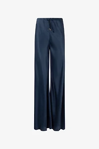 Fluid Silk Pants With Print