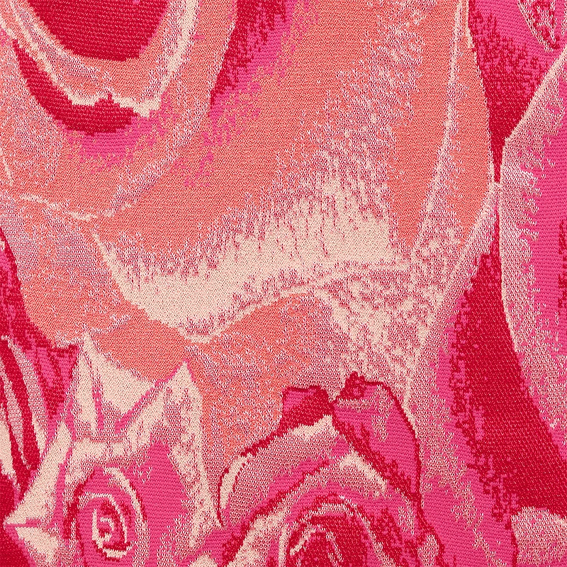 Mini Dress With Garden Rose Print