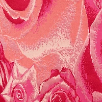 Mini Dress With Garden Rose Print