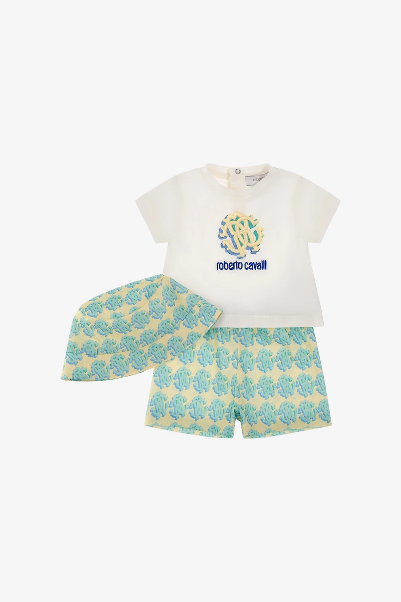 RC Monogram Babygrow set