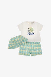 RC Monogram Babygrow set