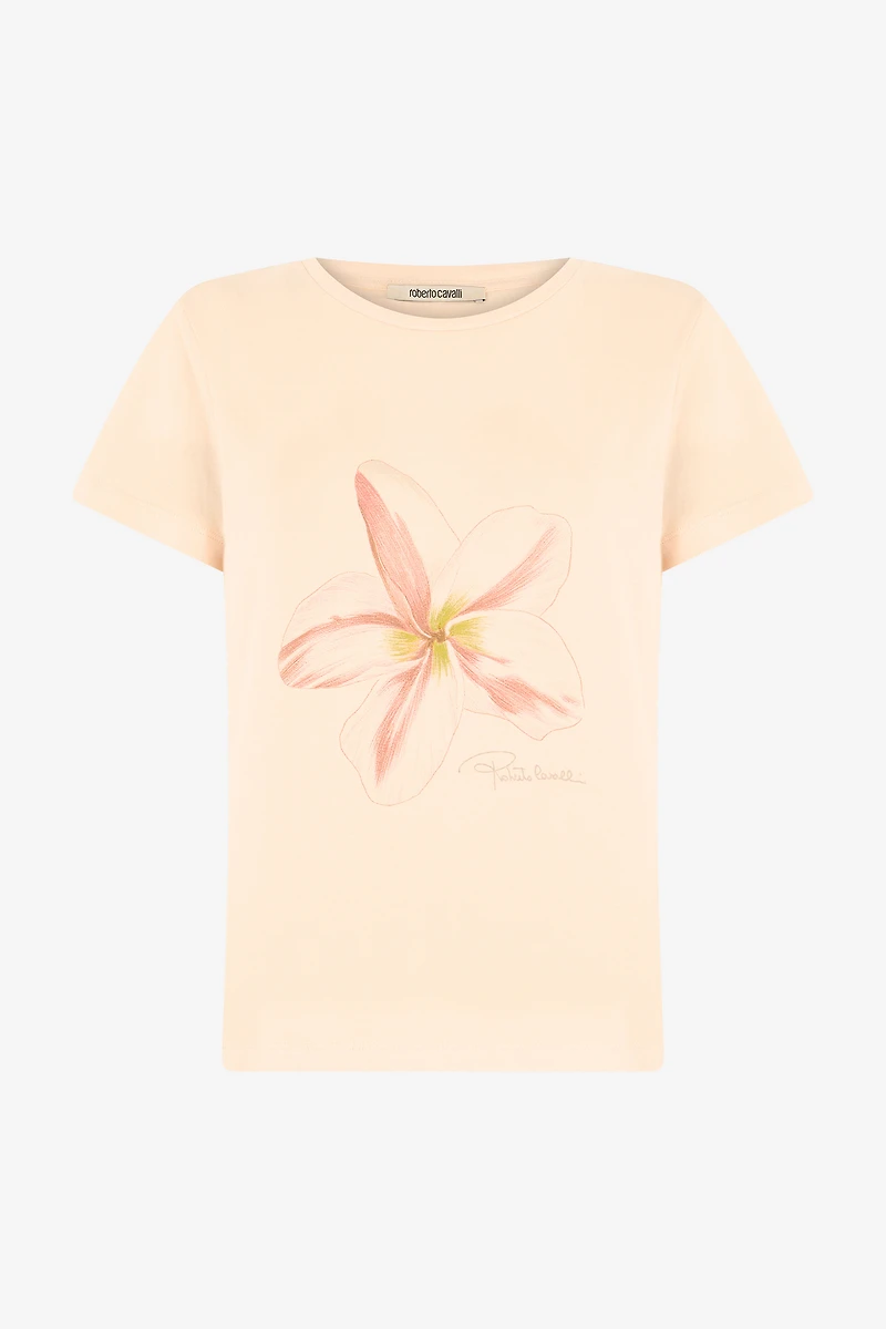 Flower print T-shirt
