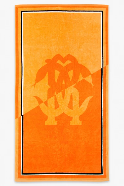 Mirror Snake Print Beach Towel