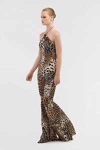 Jumpsuit with Jaguar Skin print