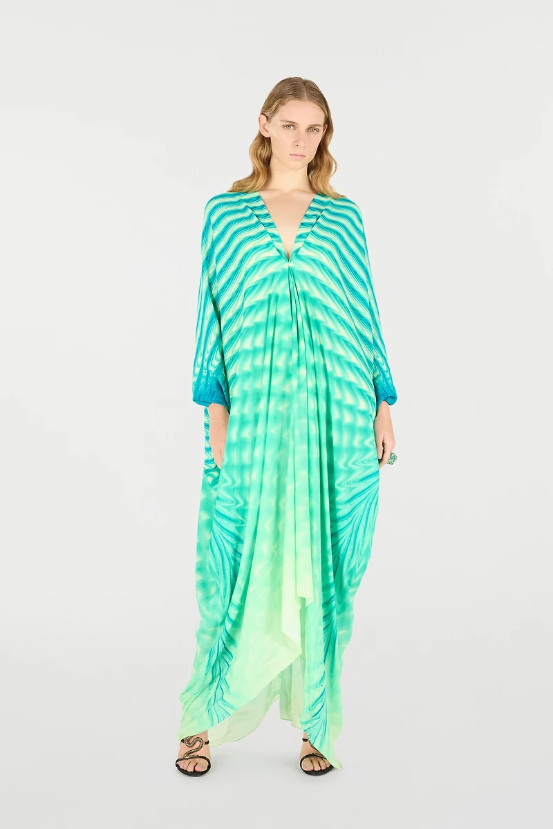 Caftan With All-Over Print