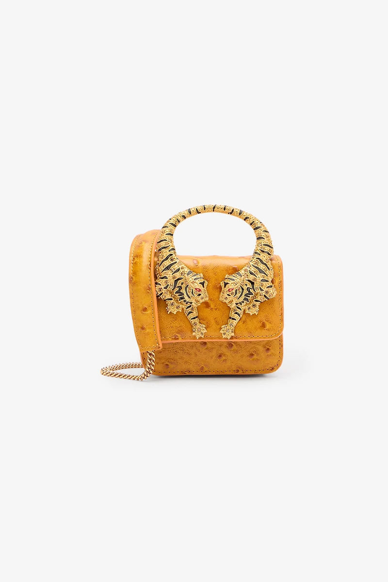 Mini Roar Bag With Jeweled Tigers