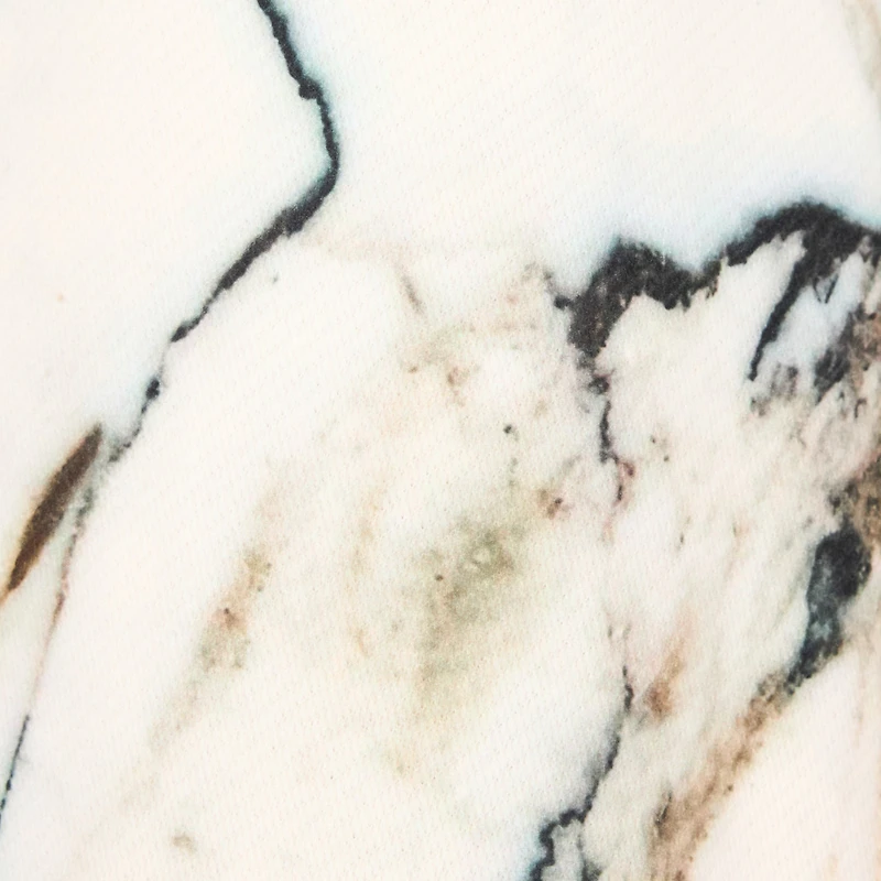 Loose flare trousers with Marble print