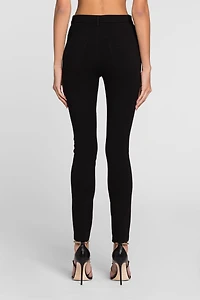 High-rise skinny trousers