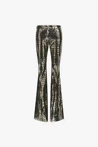 Crocodile Effect Pants