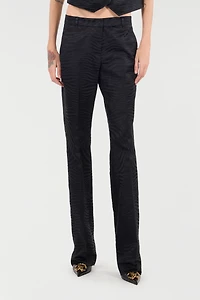 Pants With Solid-Color Tiger Skin Pattern