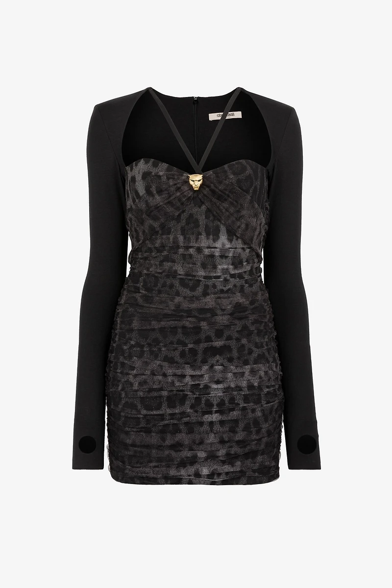 Leopard-print dress