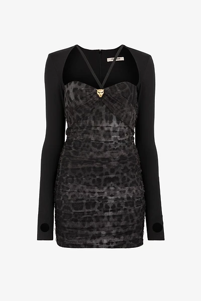 Leopard-print dress