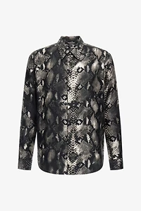 Shirt with Snakeskin print