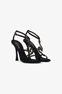 Snake-Embellished Sandals