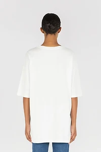 Snake and flower print T-shirt