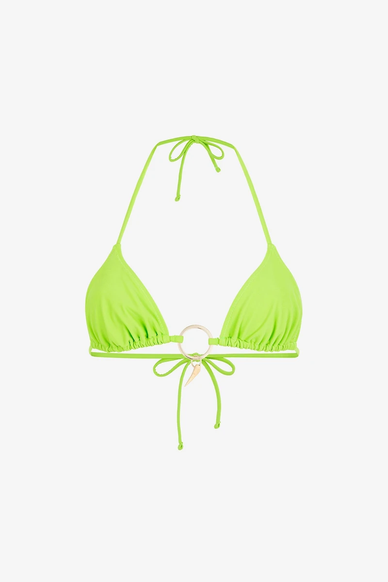 Triangle-cup bikini top