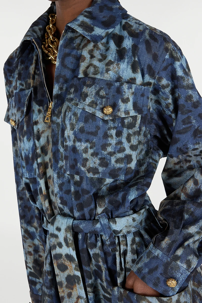 Jumpsuit With Leopard Print