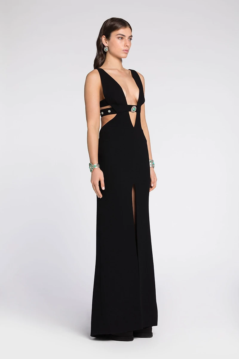 Cut-Out Maxi Dress