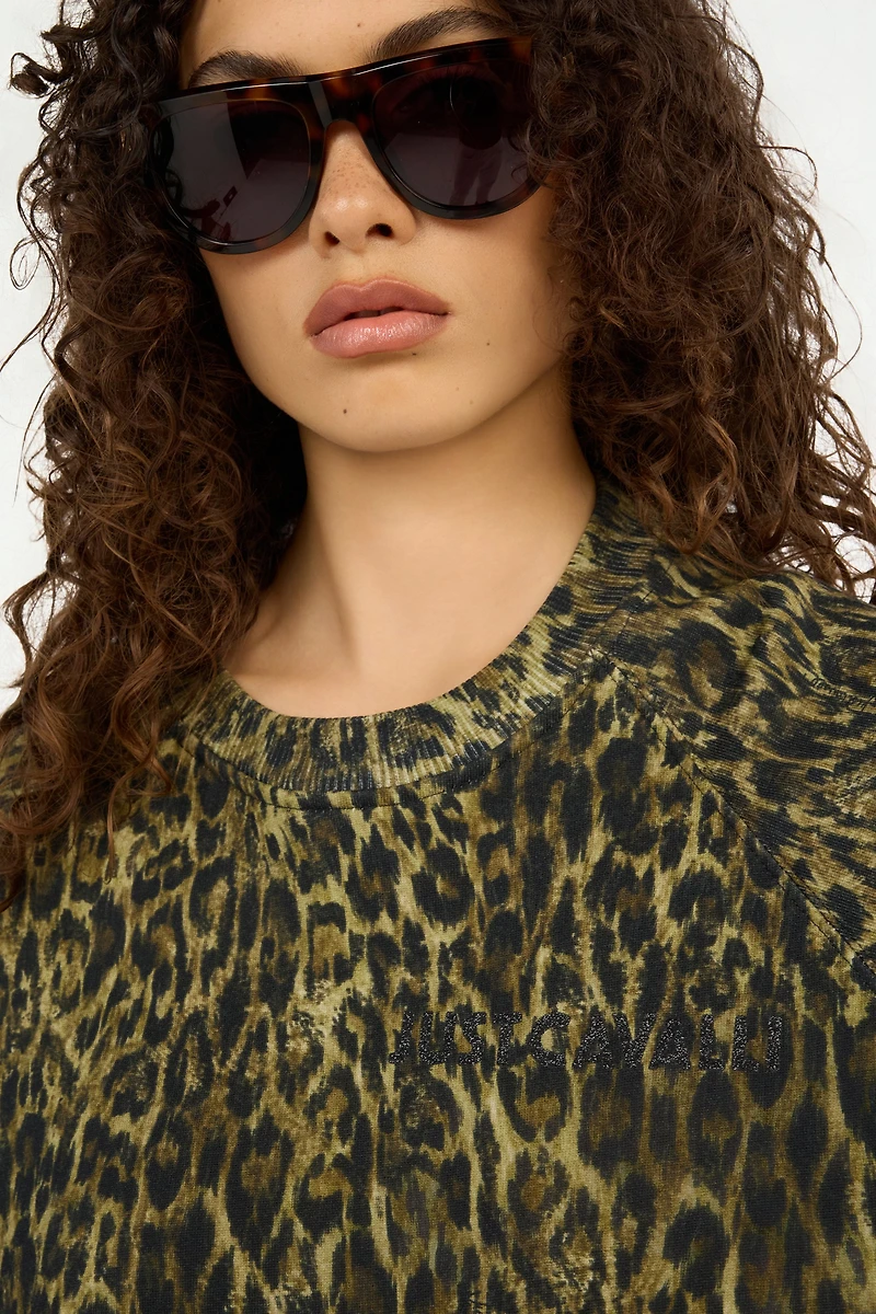 Leopard Print Sweatshirt