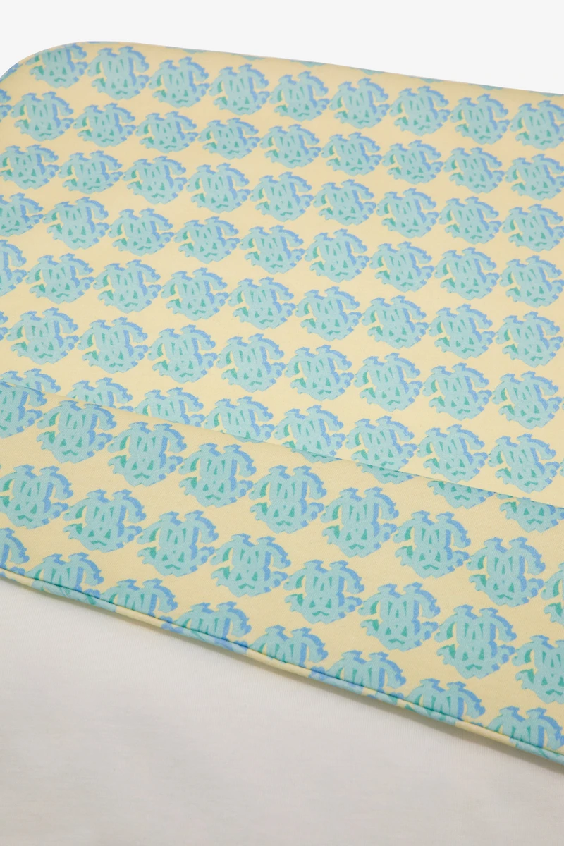 Logo print baby blanket