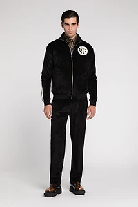 Mirror Snake-Patch Track Pants