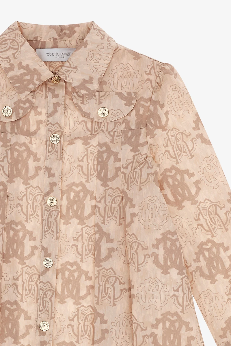 Monogram Print Dress