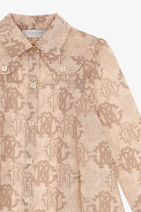 Monogram Print Dress