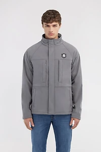 Padded down jacket with logo