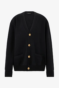 Cardigan with Gold Buttons