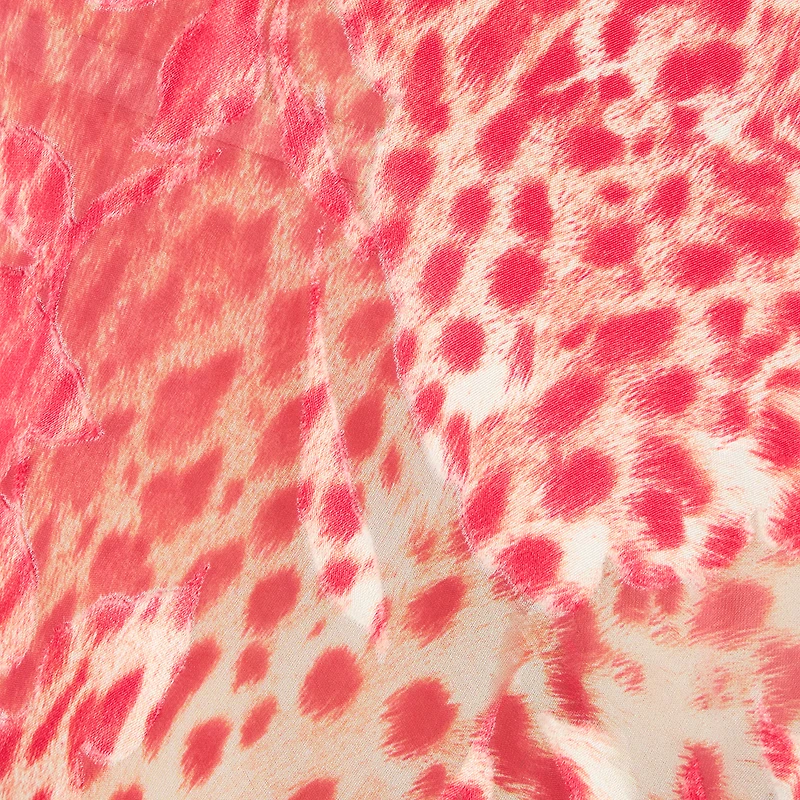Long Dress With Jaguar Skin Print