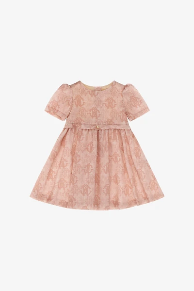 Monogrammed Pink Dress