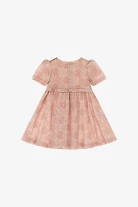 Monogrammed Pink Dress