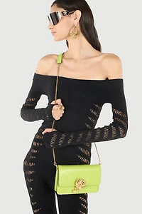 Roar Bag With Bejeweled Tiger