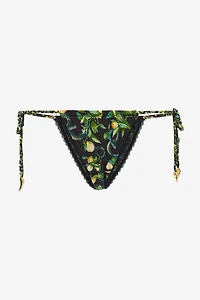 Lemon print swim briefs