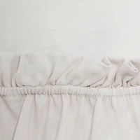 Milk White and Ivory Dress with Jaguar Skin