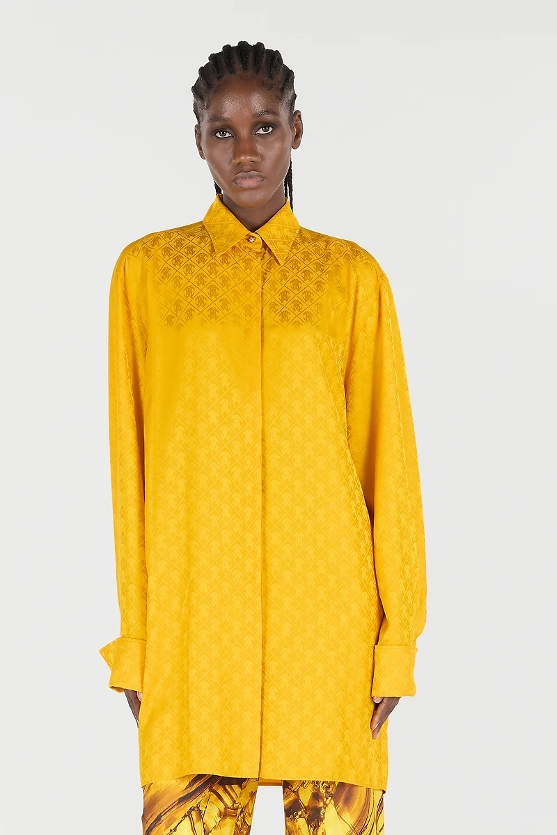 Shirt With Mirror Snake Monogram