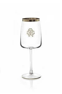 Monogram Platin 2 Wine Goblets Set