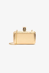 Tiger Leather Clutch