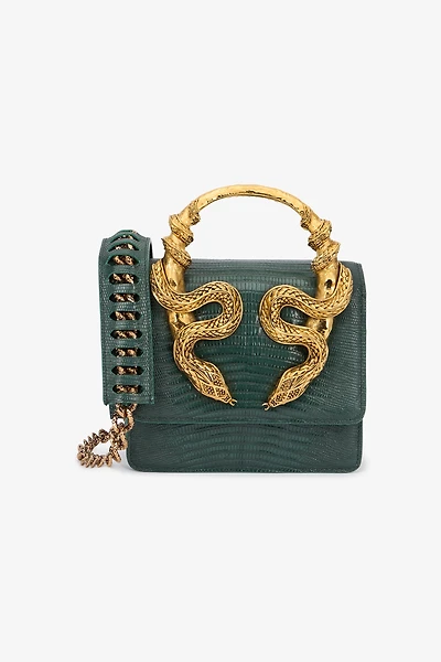 Green Bag With Snakes