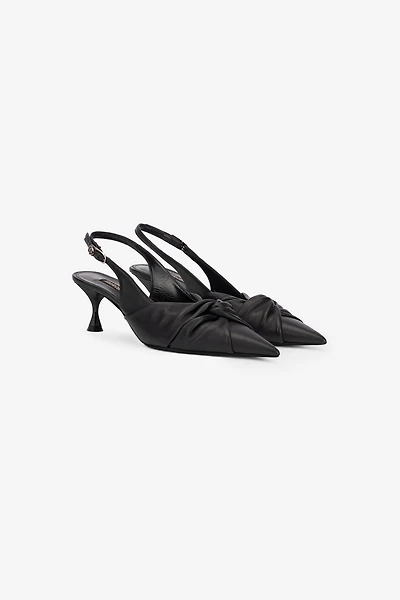 Leather Slingbacks