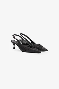Leather Slingbacks