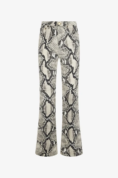 Rock Jeans With Python Print