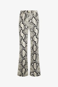 Rock Jeans With Python Print