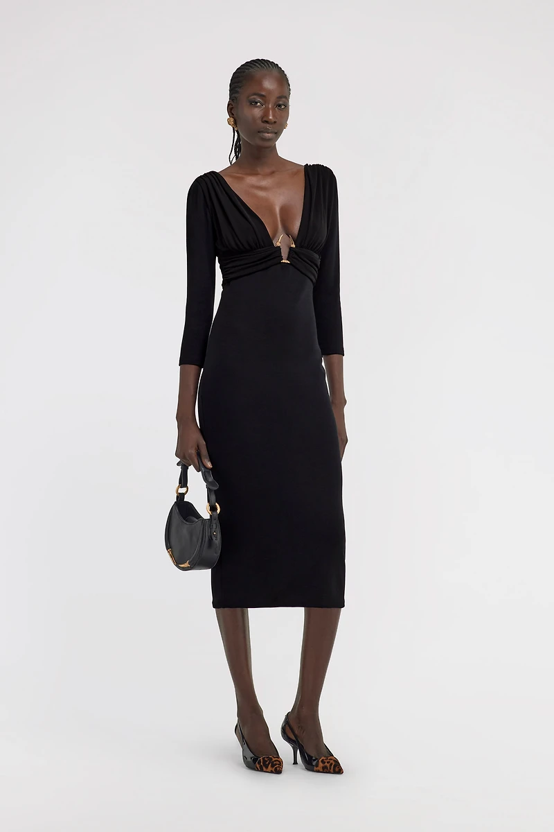 Dress with Gold Detail